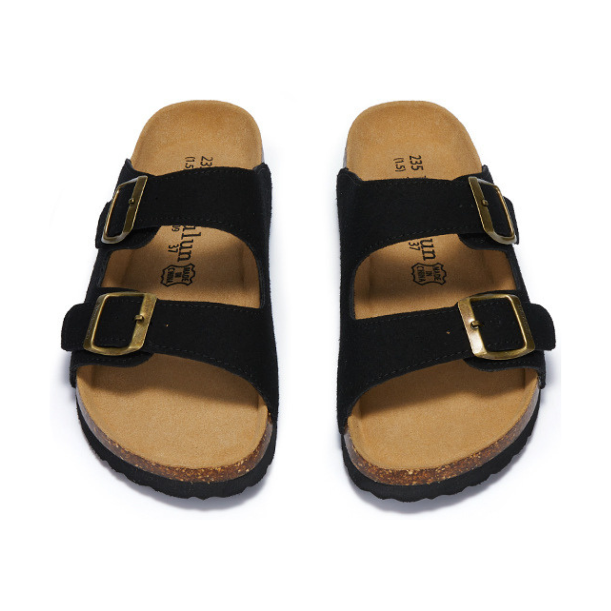 Sandalia Birken Maibulun Gamuza – Negro