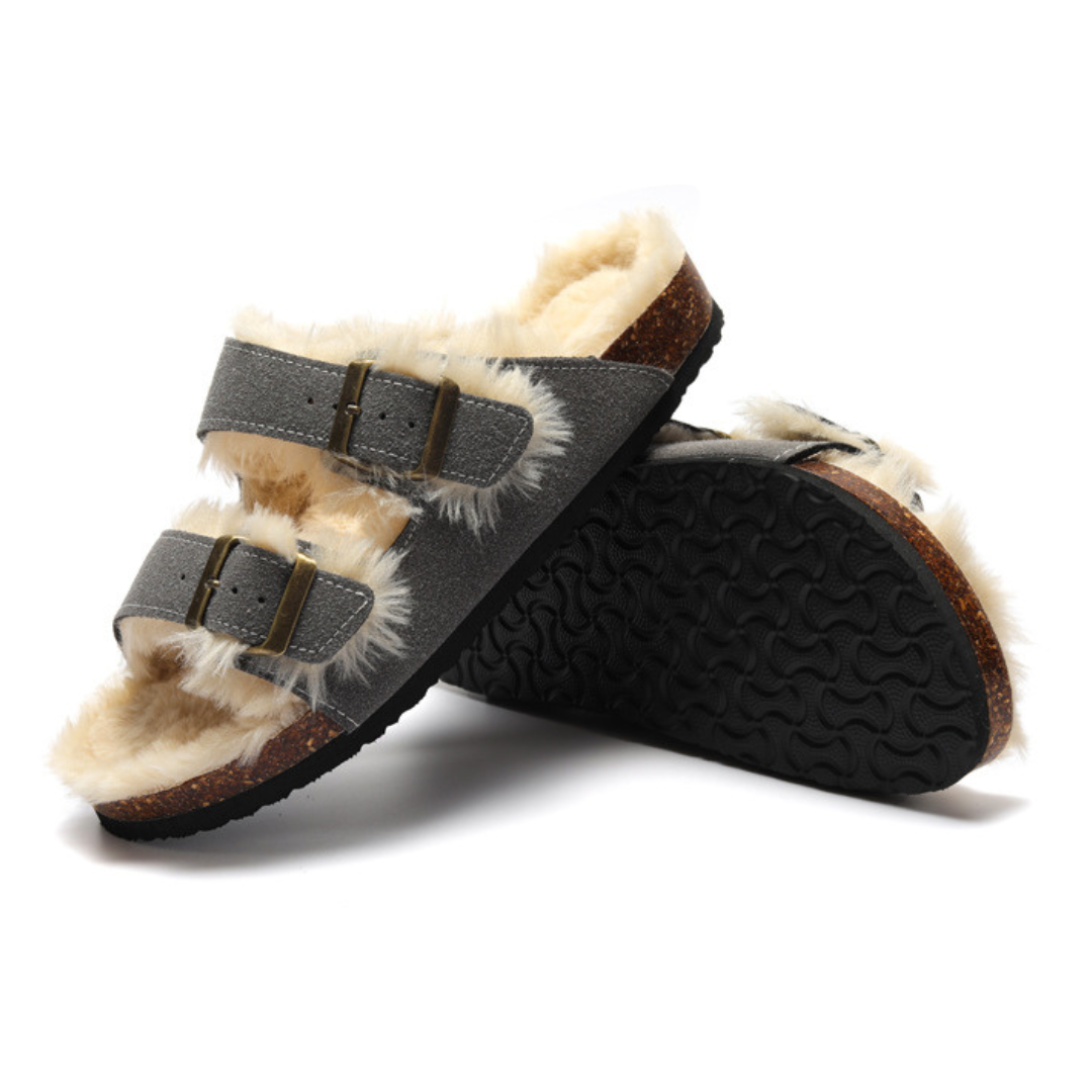 Sandalia Birken Maibulun Fleece – Gris