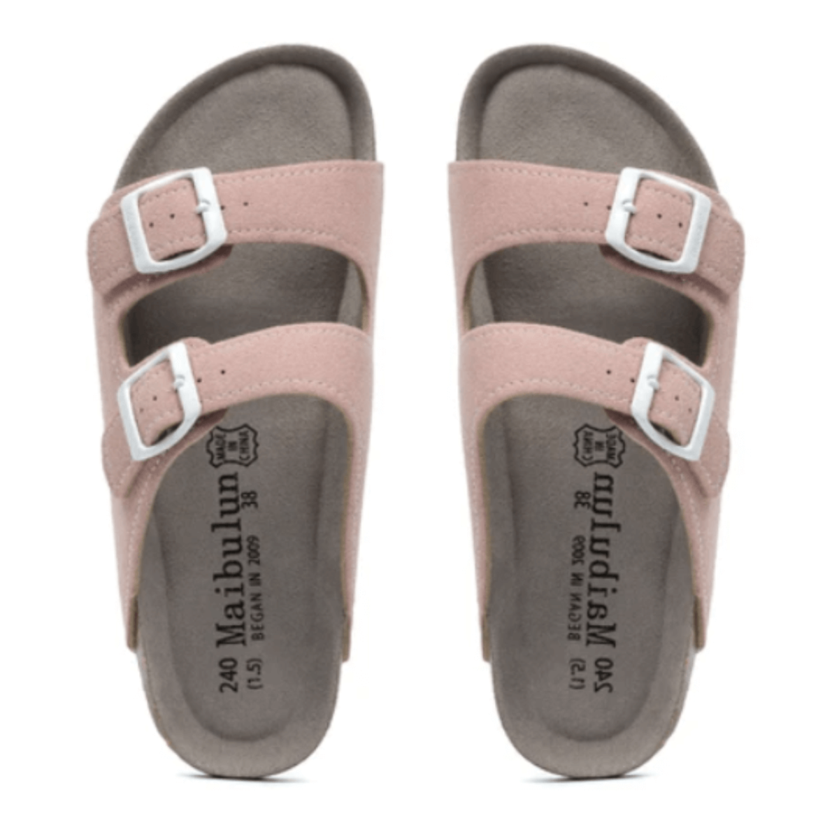 Sandalia Birken Maibulun Gamuza – Rosado
