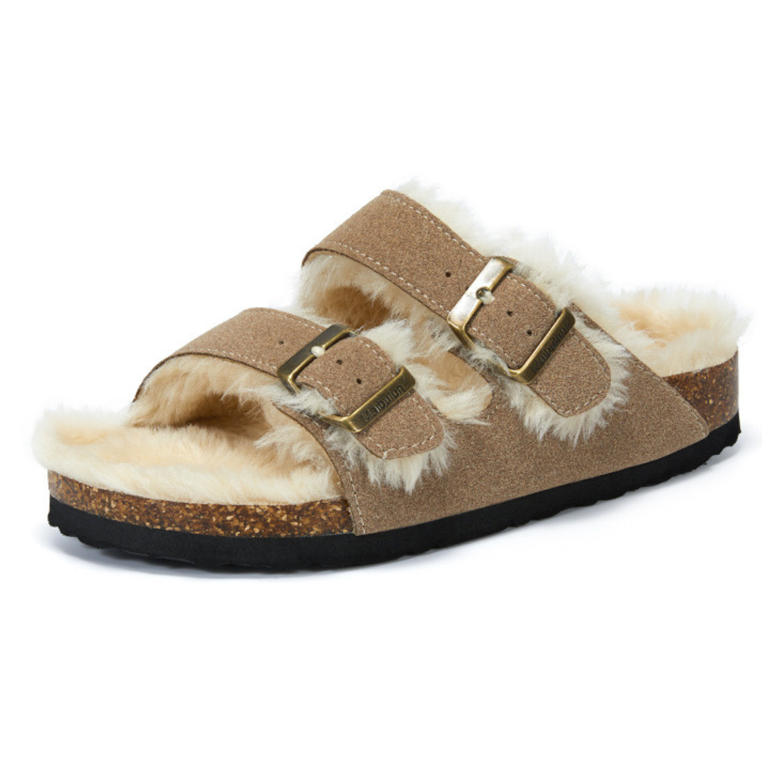 Sandalia Birken Fleece – Arena