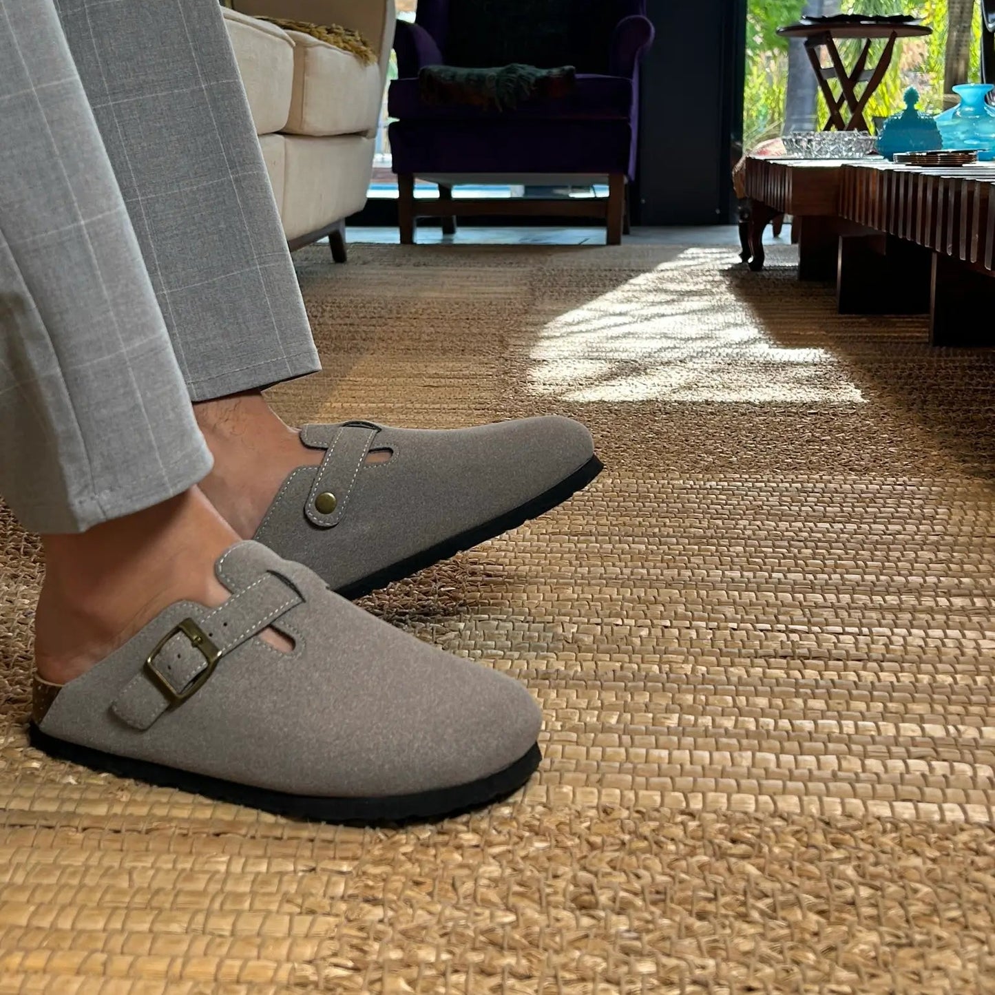 Clog - Cinza Claro