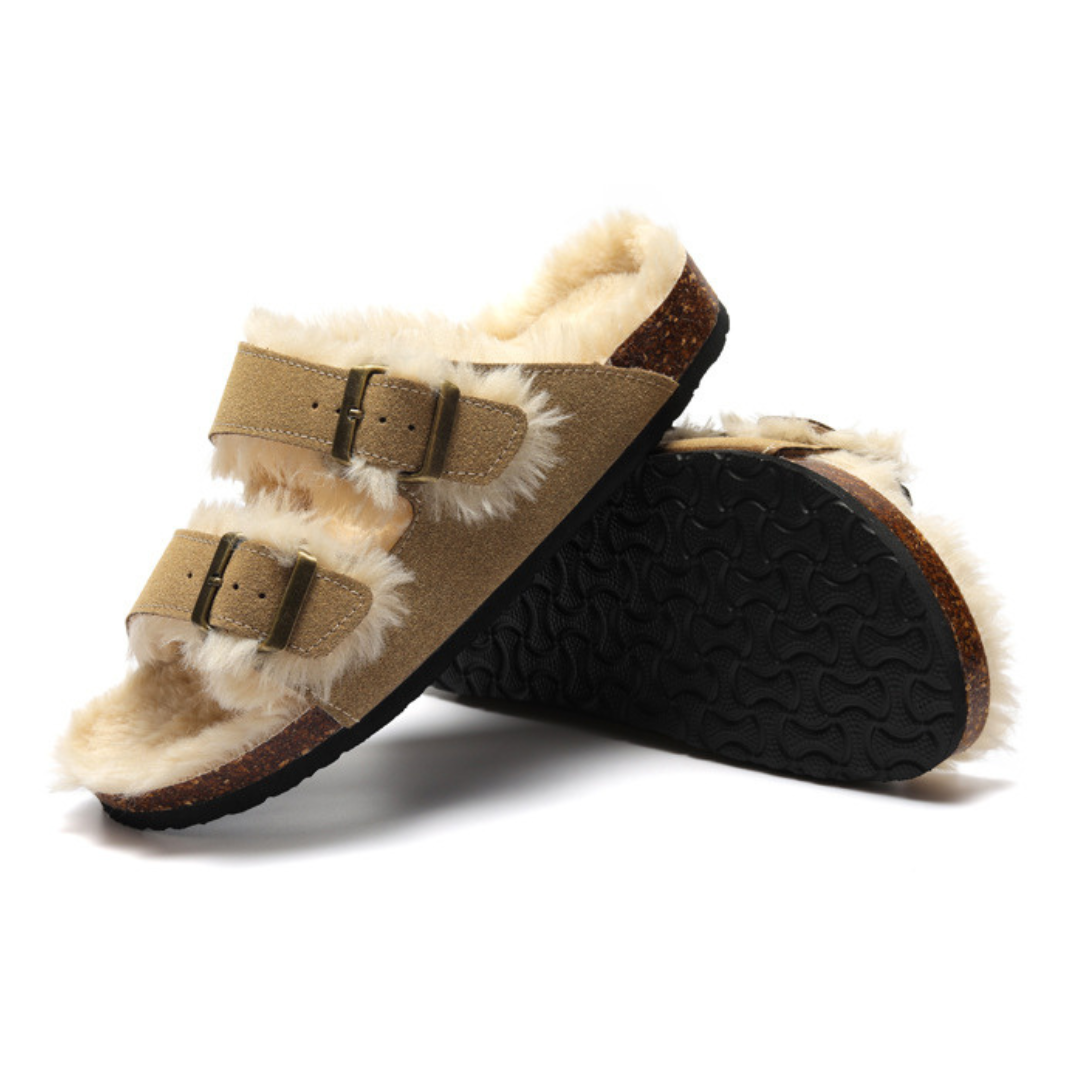 Sandalia Birken Fleece – Arena