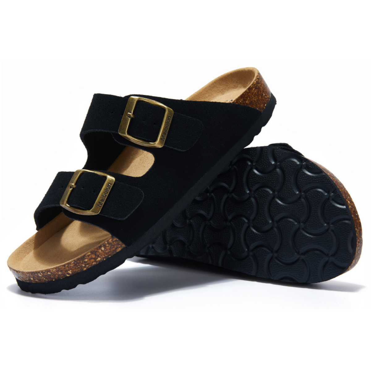 Sandalia Birken Maibulun Gamuza – Negro