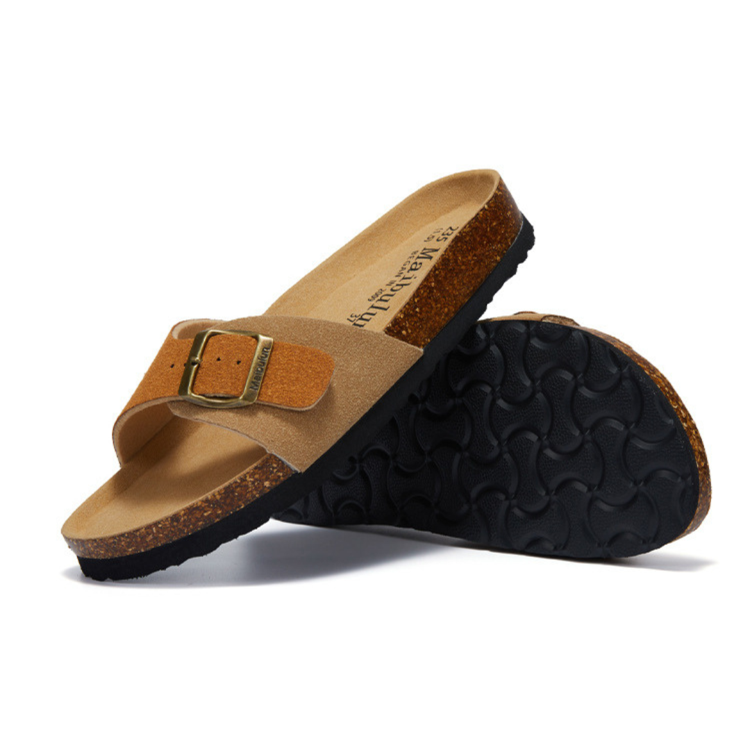 Sandalia Maresias – Caramelo y Marrón Claro