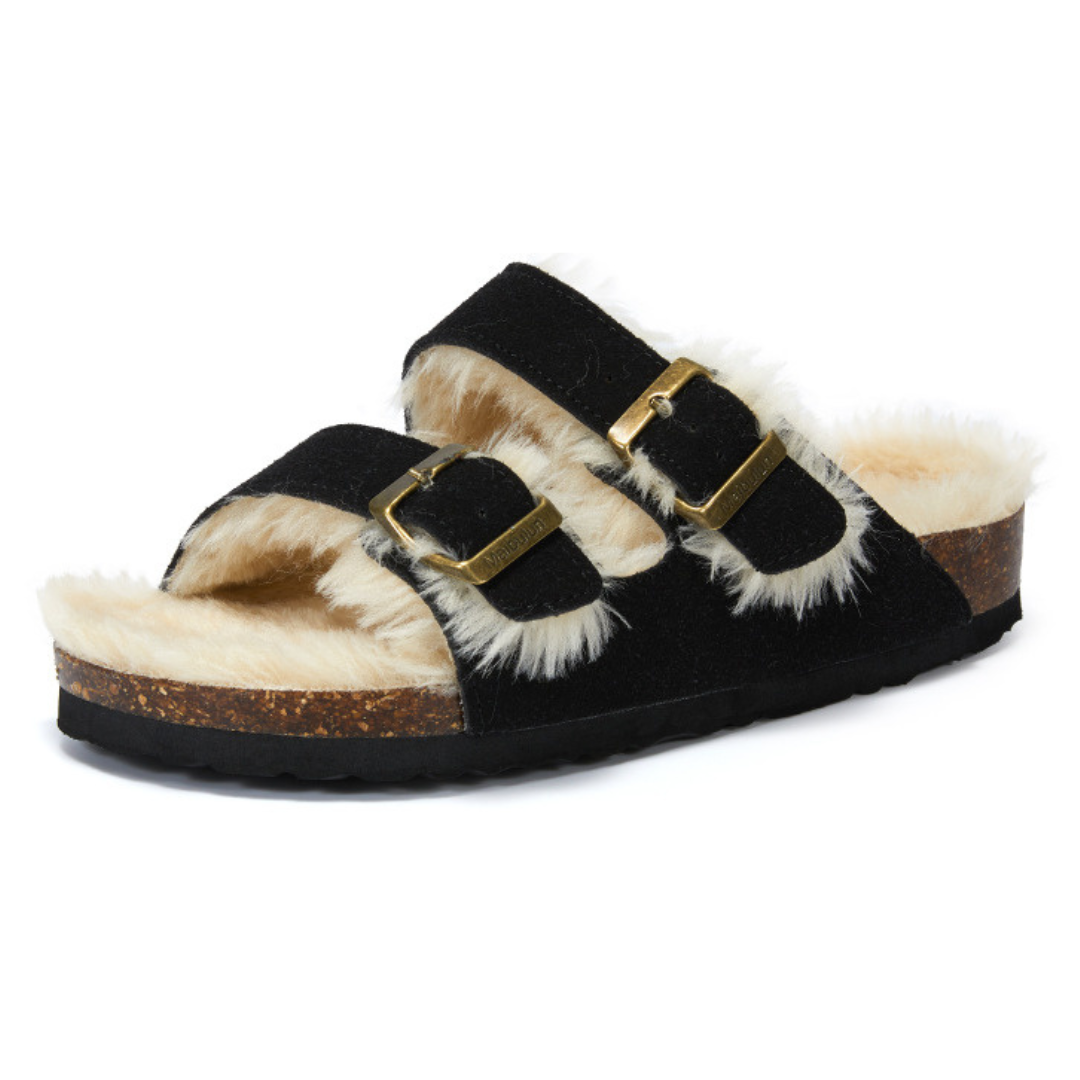 Sandalia Birken Maibulun Fleece – Negro