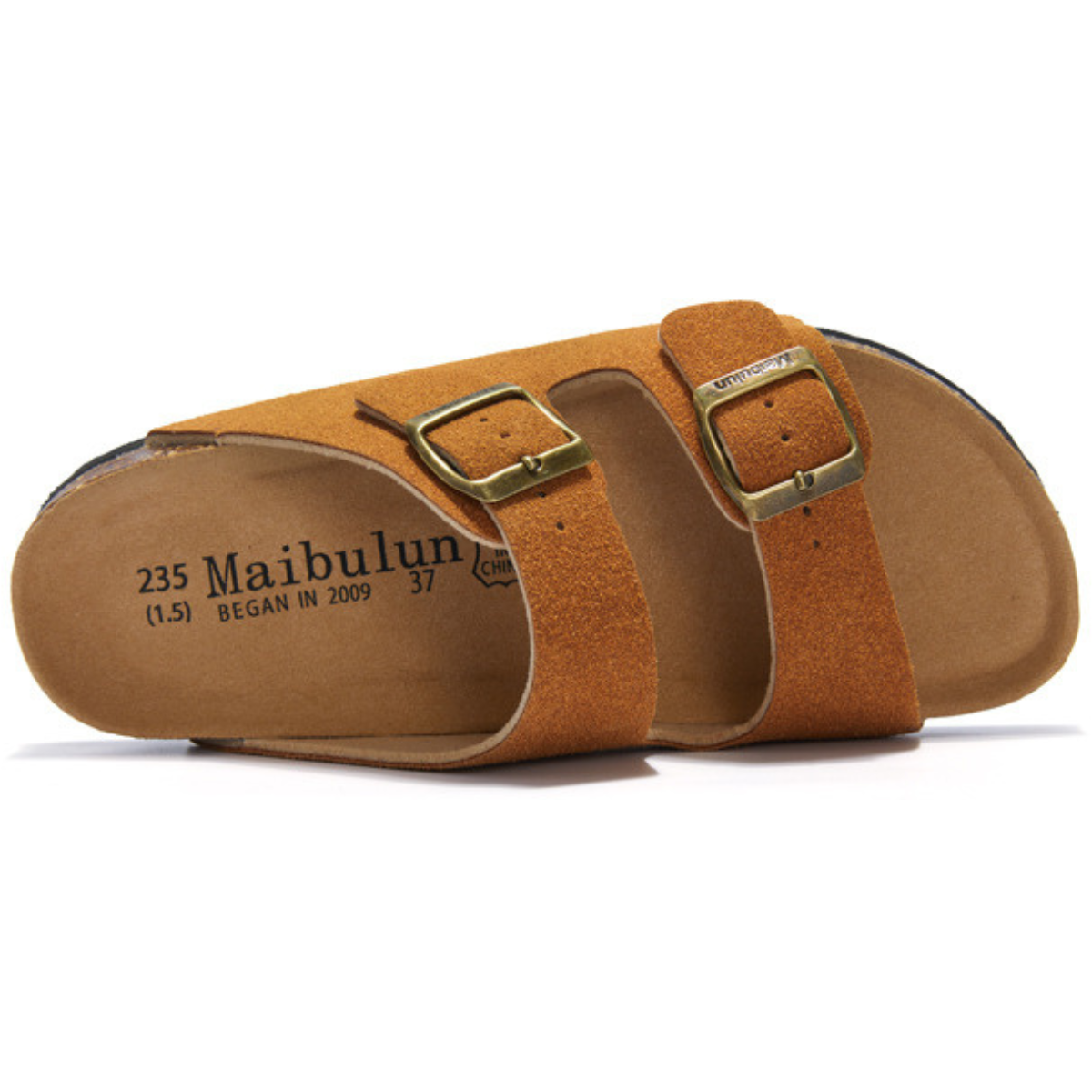 Sandalia Birken Maibulun Gamuza – Caramelo