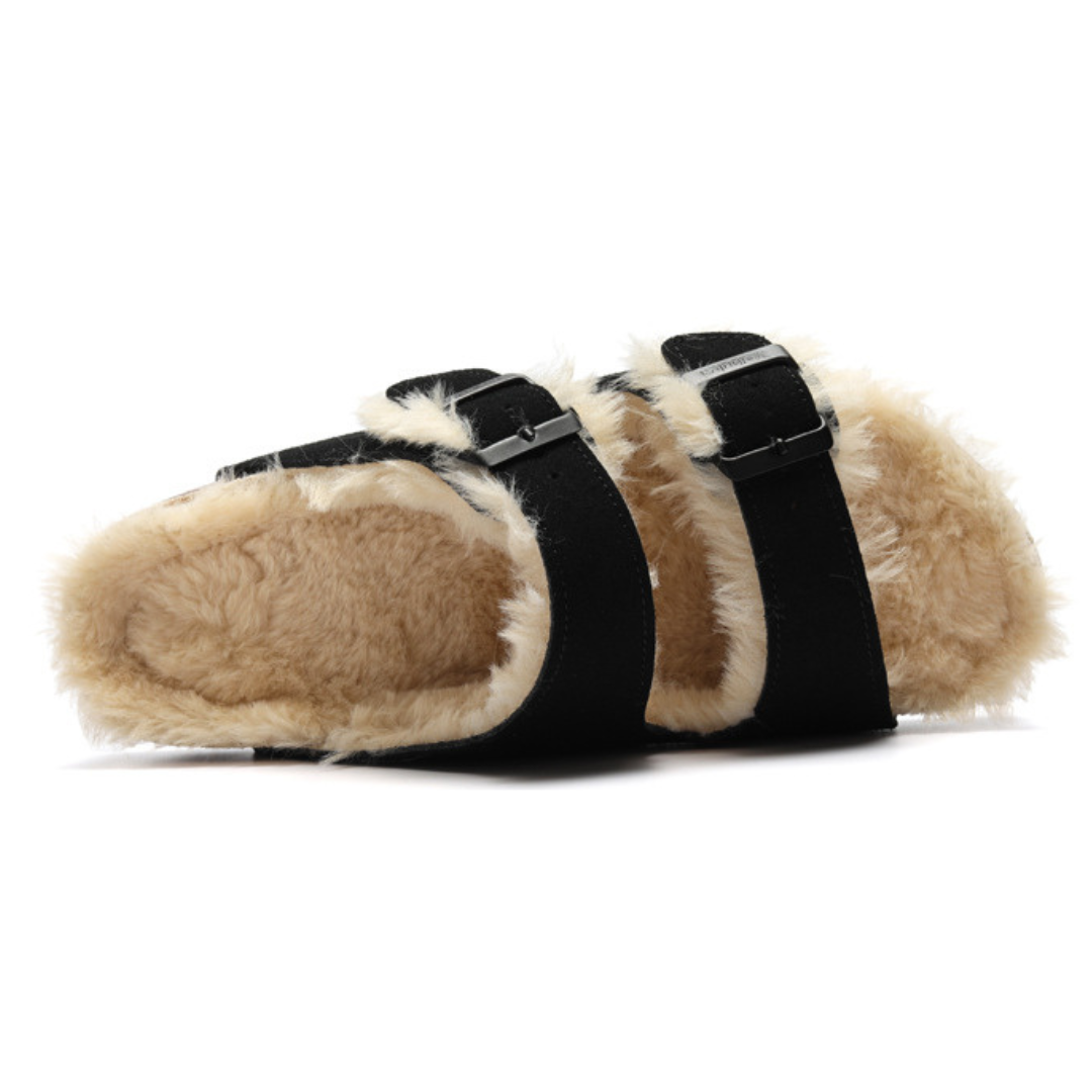 Sandalia Birken Maibulun Fleece – Negro