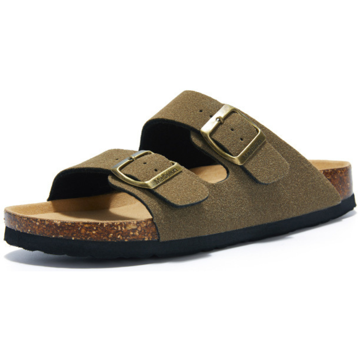 Sandalia Birken Maibulun Gamuza – Verde Musgo