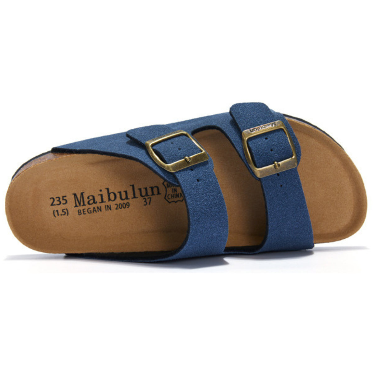 Sandalia Birken Maibulun Gamuza – Azul