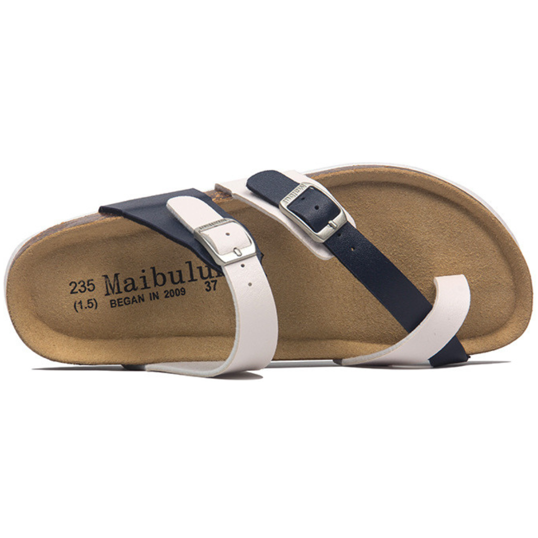 Sandalia Anakena – Azul y Blanco