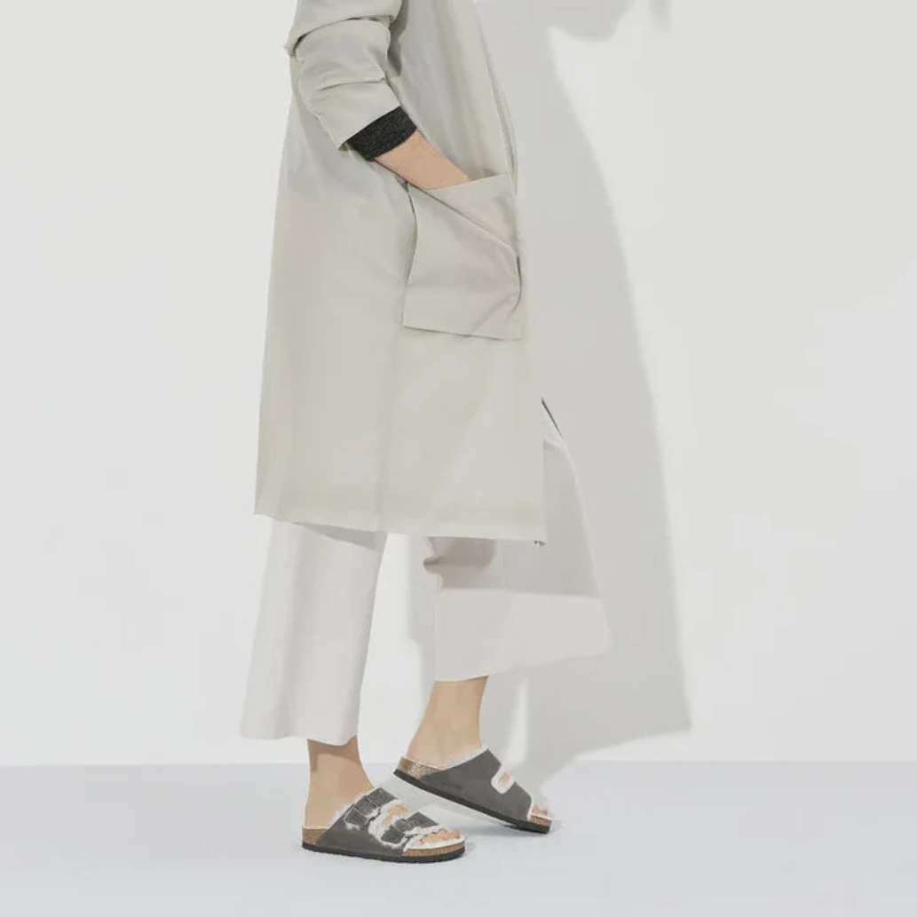 Sandalia Birken Maibulun Fleece – Gris